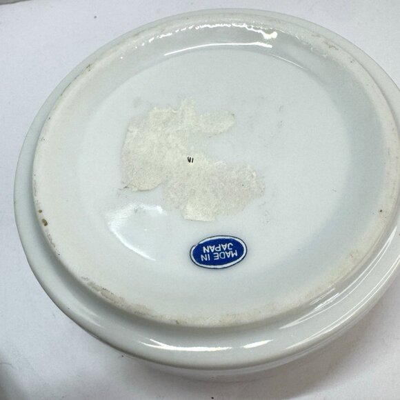 Vintage Christmas Goose Embossed Trinket Box Lidded Jewelry Ring 3.5" Japan - Picture 8 of 10